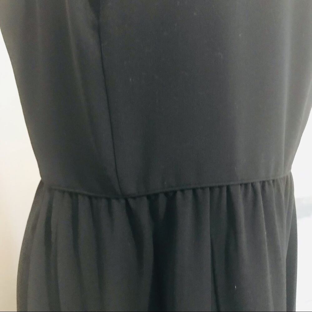 Loft Gold Lace Yoke Dress View 4